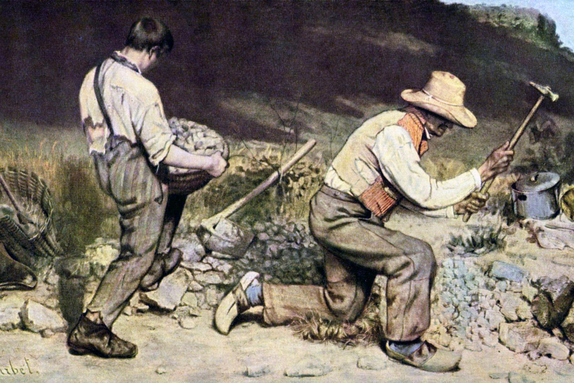 Les Casseurs de pierre, de Courbet (1849)
